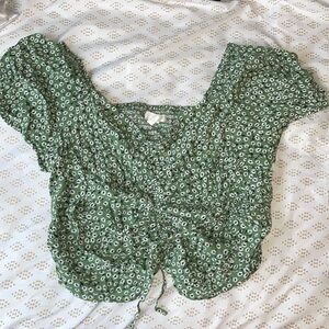 Floral crop top